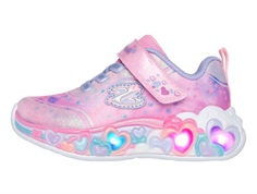 Skechers sneakers blue with mermaid and lights